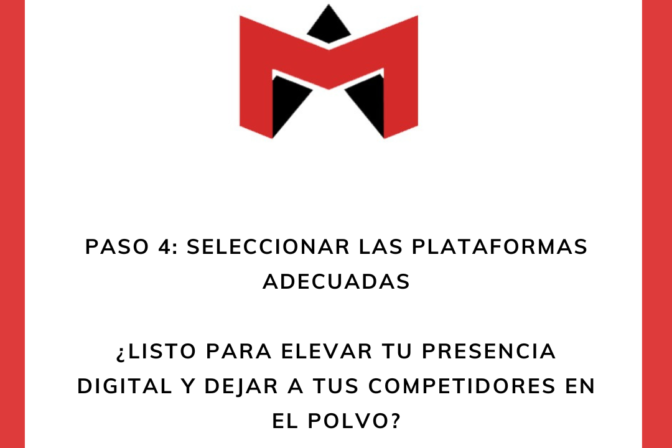 Paso 4: Seleccionar las Plataformas Adecuadas